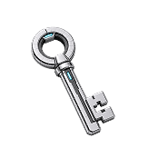Treasure chest key icon