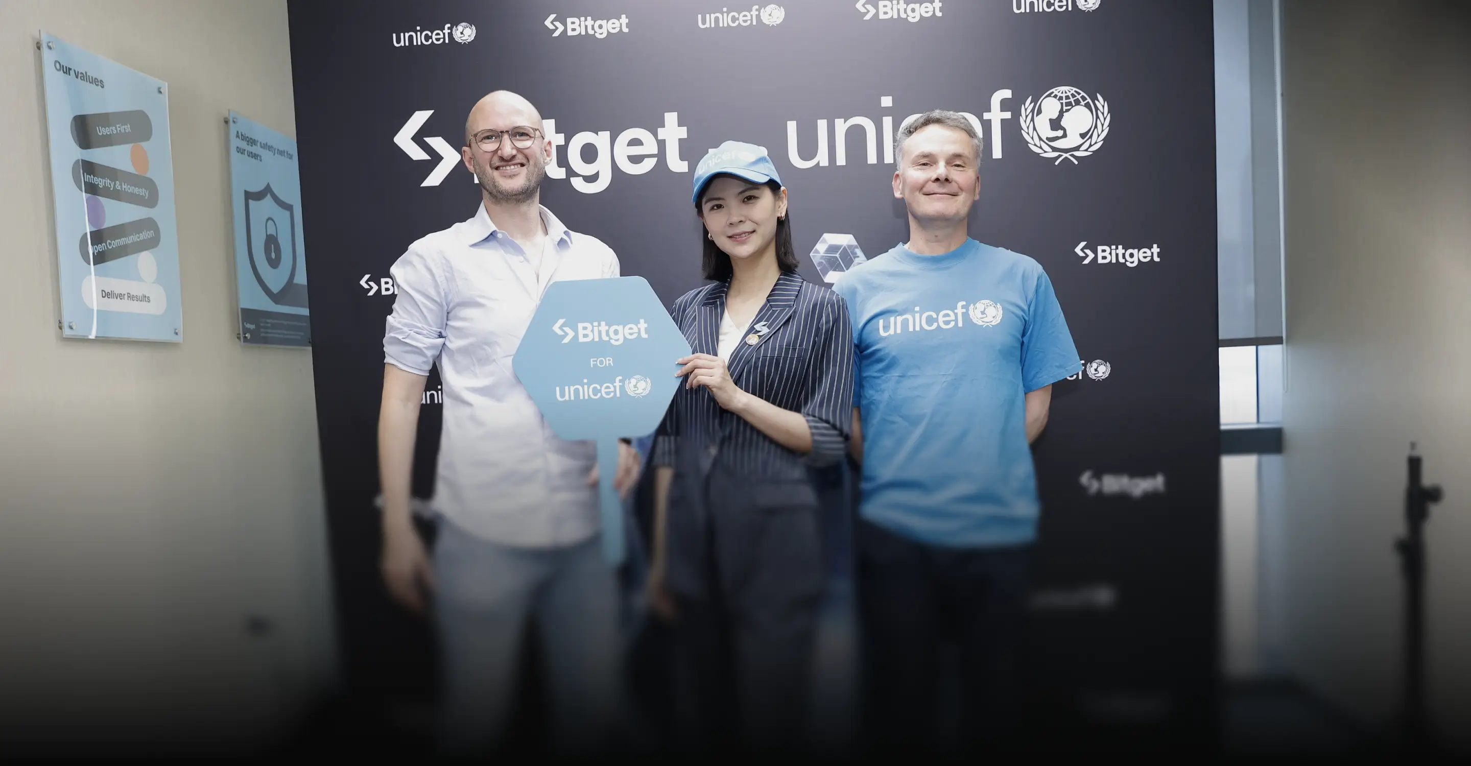 UNICEF Lüksemburq üçün Bitget